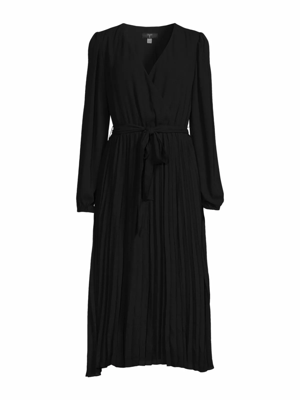 Women T Tahari Pleated Wrap Dress