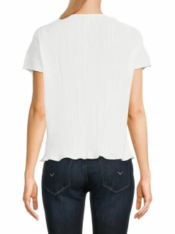 Women Renee C. Plisse V Neck Top