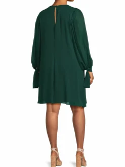 Women Calvin Klein Plus Tie Shift Dress