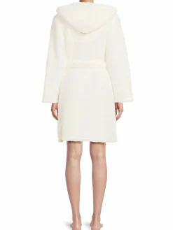 Women Saks Fifth Avenue Plush Hooded Robe