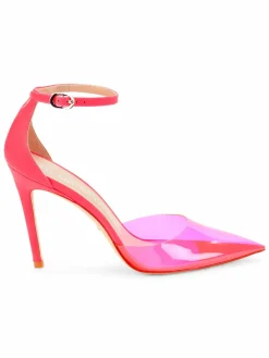 Stuart Weitzman Point Toe Ankle Strap Pumps