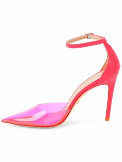 Stuart Weitzman Point Toe Ankle Strap Pumps