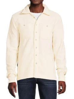 Onia Coats & Jackets|Polar Fleece Shacket Swan