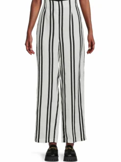 Women The Reformation Poppy Striped Linen Pants