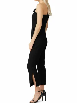 Women Black Halo Pravella Flare Jumpsuit