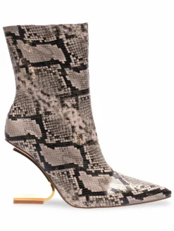Lady Couture Princess Transparent Heel Ankle Boots