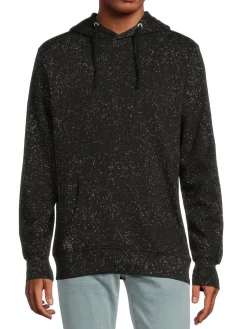 Fleece Factory Sweatshirts & Hoodies|Print Long Sleeve Hoodie Black