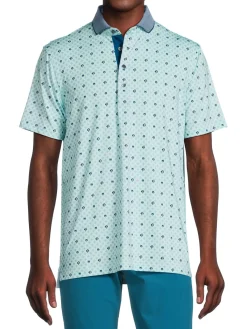 Greyson Polos|Print Short Sleeve Polo