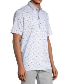 Greyson Polos|Print Short Sleeve Polo