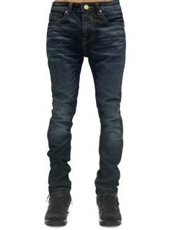 HVMAN Jeans|Punk Low Rise Super Skinny Jeans Origin Navy