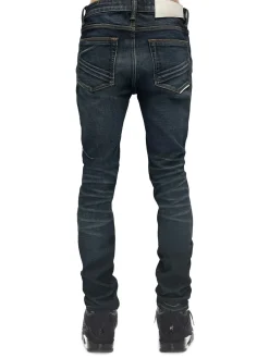 HVMAN Jeans|Punk Low Rise Super Skinny Jeans Origin Navy