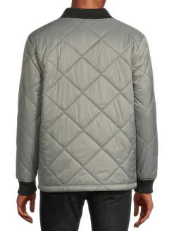 Spyder Activewear|Quilted Bomber Jacket Tea Leaf