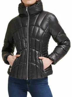 Women Guess Quilted Puffer Jacket