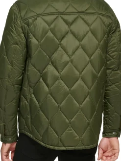 Calvin Klein Coats & Jackets|Quilted Shirt Jacket