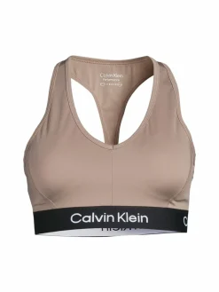 Women Calvin Klein Racerback Logo Sports Bra