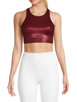 Women adidas by Stella McCartney Racerback Shine Sports Bra