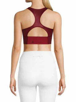 Women adidas by Stella McCartney Racerback Shine Sports Bra