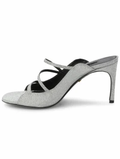 KENDALL MILES Racy Glitter Strappy Sandals