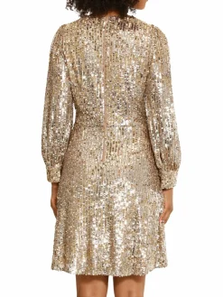 Women Maggy London Rainfall Sequin A Line Dress