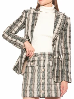 Women Alexia Admor Raya Classic Tweed Blazer