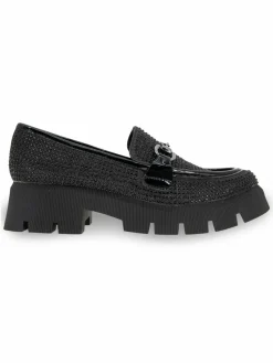 BCBGeneration Raylin Rhinestone Studded Chunky Loafers