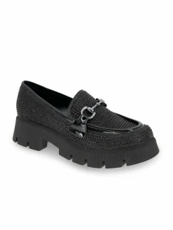 BCBGeneration Raylin Rhinestone Studded Chunky Loafers