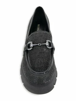 BCBGeneration Raylin Rhinestone Studded Chunky Loafers
