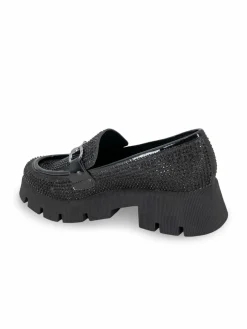 BCBGeneration Raylin Rhinestone Studded Chunky Loafers