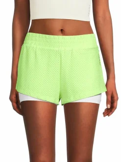 Women Koral Rea Shiny Netz Shorts