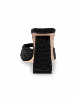 Lady Couture Reese Rhinestone Block Heel Sandals