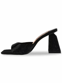 Lady Couture Reese Rhinestone Block Heel Sandals
