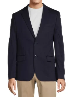 Ben Sherman Blazers & Sportcoats|Regular Fit Solid Blazer Navy