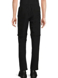 Avalanche Activewear|Relaxed Fit Convertible Drawstring Pants Black