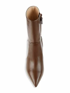 Stuart Weitzman Renegade Point Toe Leather Ankle Boots