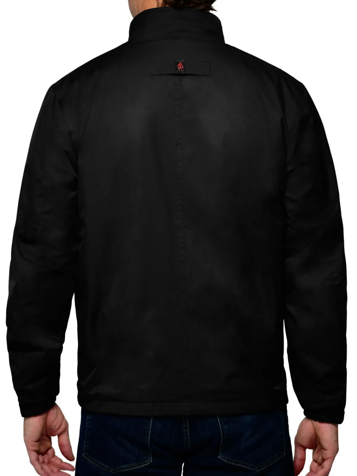 Thermostyles Coats & Jackets|Reversible Fleece Windbreaker Jacket Black