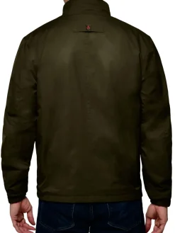 Thermostyles Coats & Jackets|Reversible Windbreaker Jacket Olive