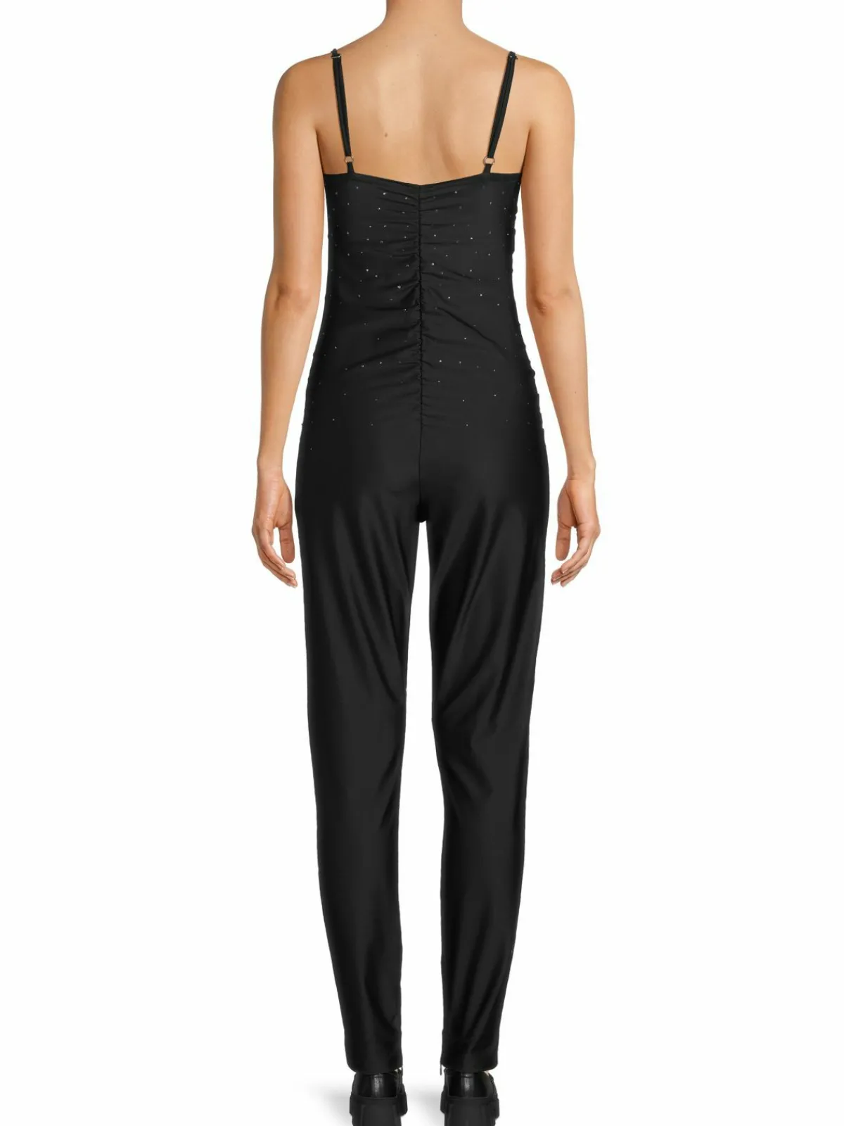 Women Ganni Rhinestone Jersey Jumpsuit
