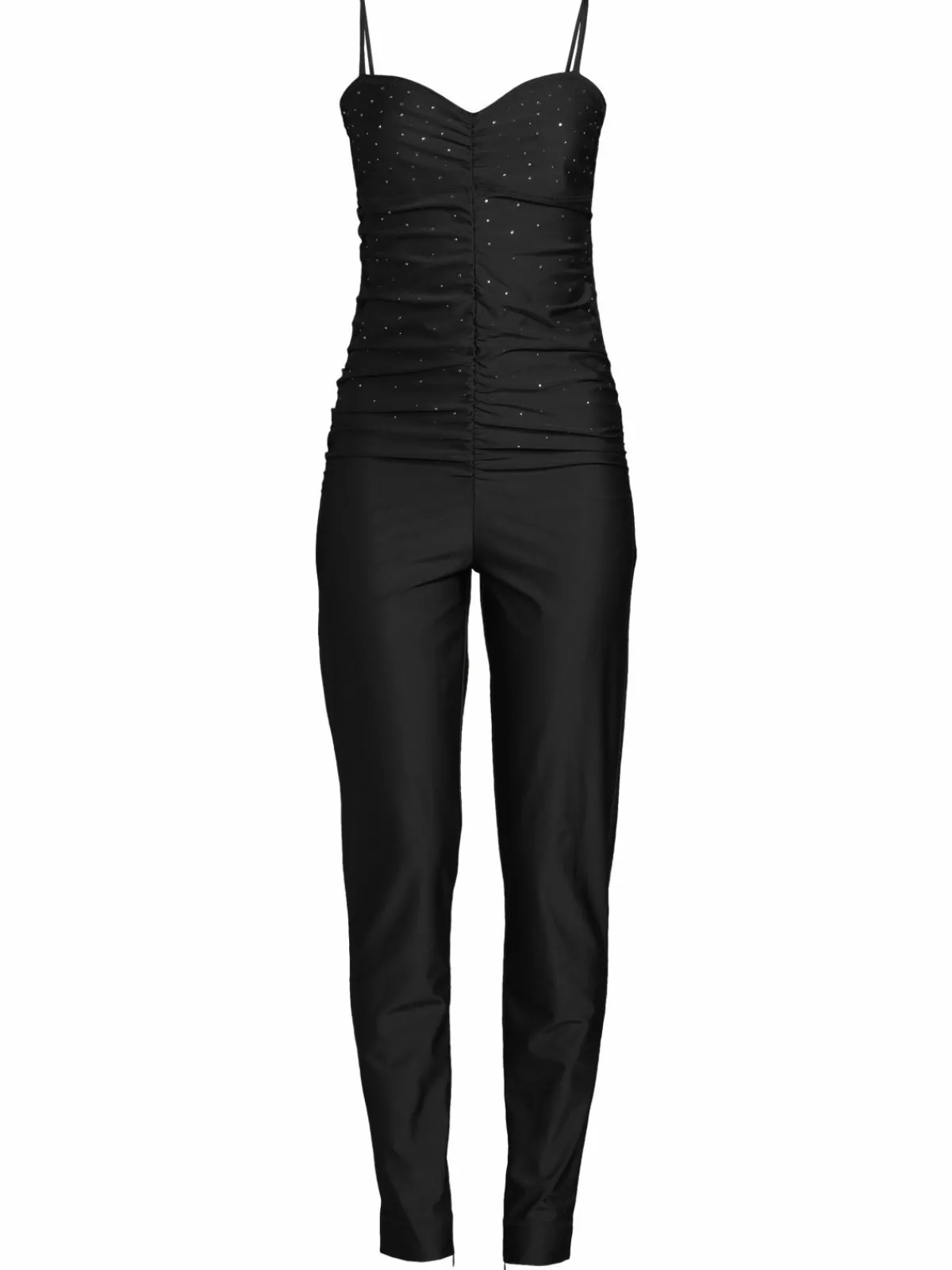 Women Ganni Rhinestone Jersey Jumpsuit