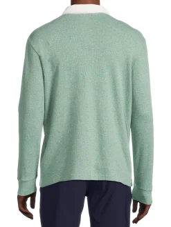 Bonobos Sweaters|Rib Knit Rubgy Sweater Jade Green