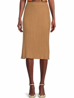 Women Adrianna Papell Rib Knit Skirt