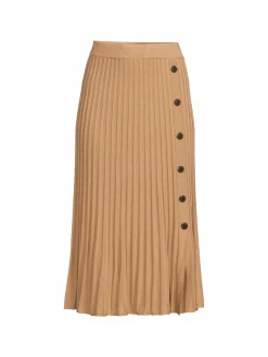 Women Saks Fifth Avenue Ribbed A Line Midi Skirt