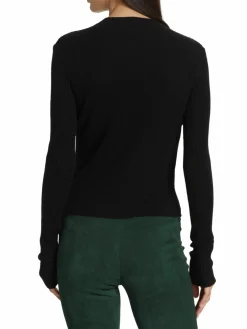 Women Vince Ribbed Button-Front Cardigan