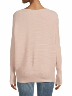 Women FOR THE REPUBLIC Ribbed Dolman Sweater