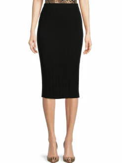 Women Calvin Klein Ribbed Knit Midi Skirt