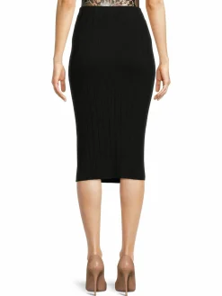 Women Calvin Klein Ribbed Knit Midi Skirt