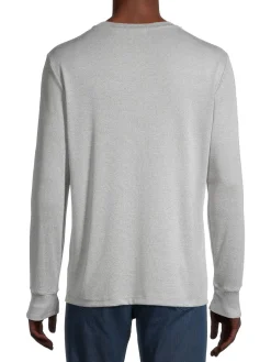 Theory Linen|Ribbed Long Sleeve T-Shirt
