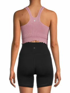 Women Yogalicious Ribbed Longline Sports Bra