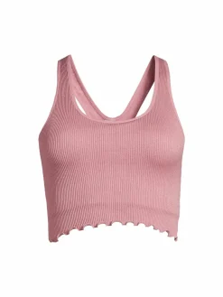 Women Yogalicious Ribbed Longline Sports Bra