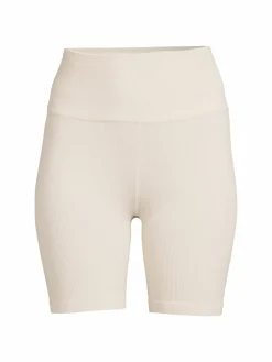 Women Spiritual Gangster Ribbed Seamless Biker Shorts