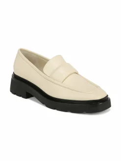 Vince Robin Leather Lug Sole Loafers
